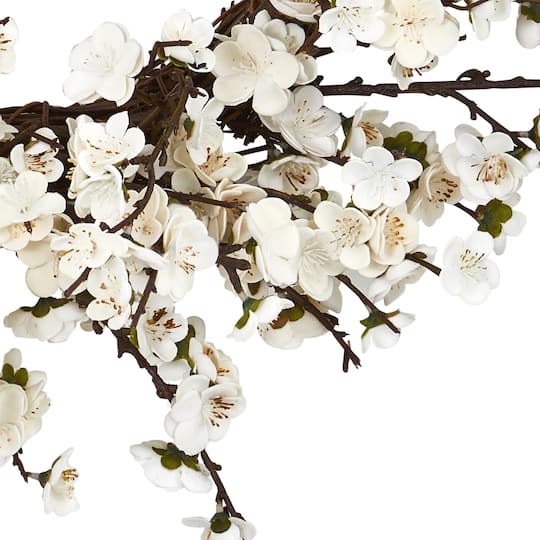 24" Plum Blossom Wreath
